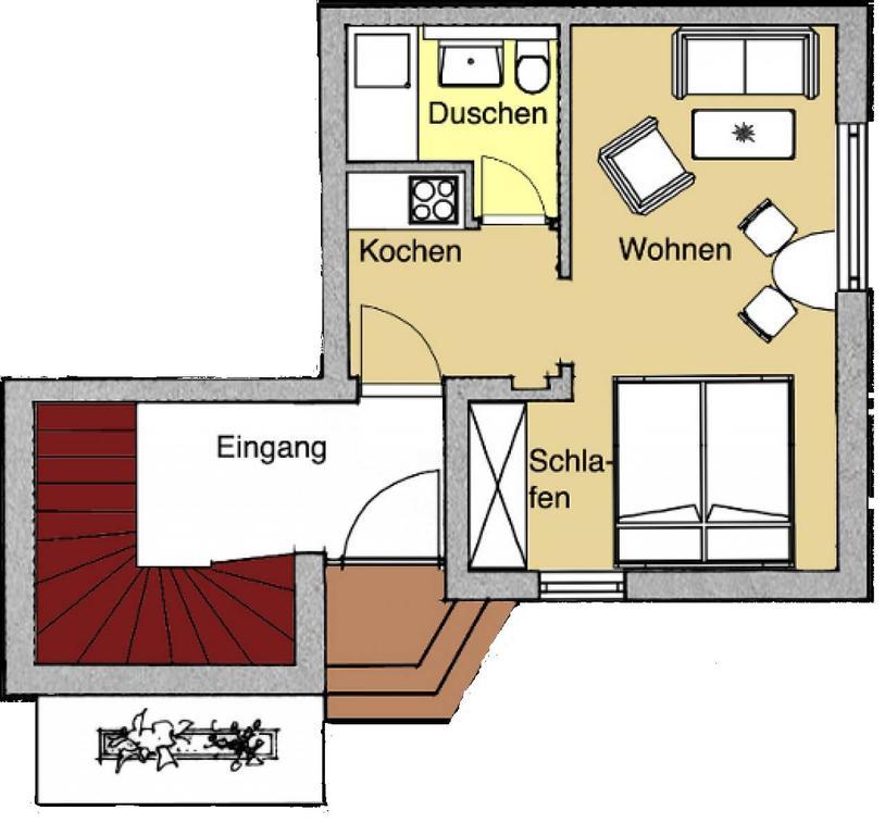 Apartamento Ferienwohnanlage Dünenhaus Hohwacht Exterior foto